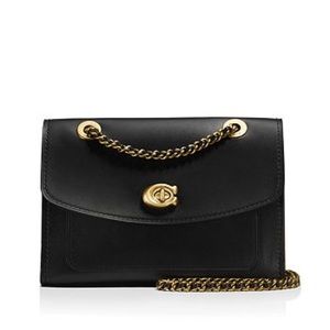 Coach Parker Leather Shoulder Bag